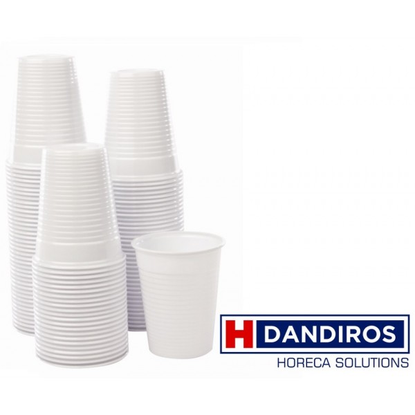 Pahare Albe 200 ml 100/set